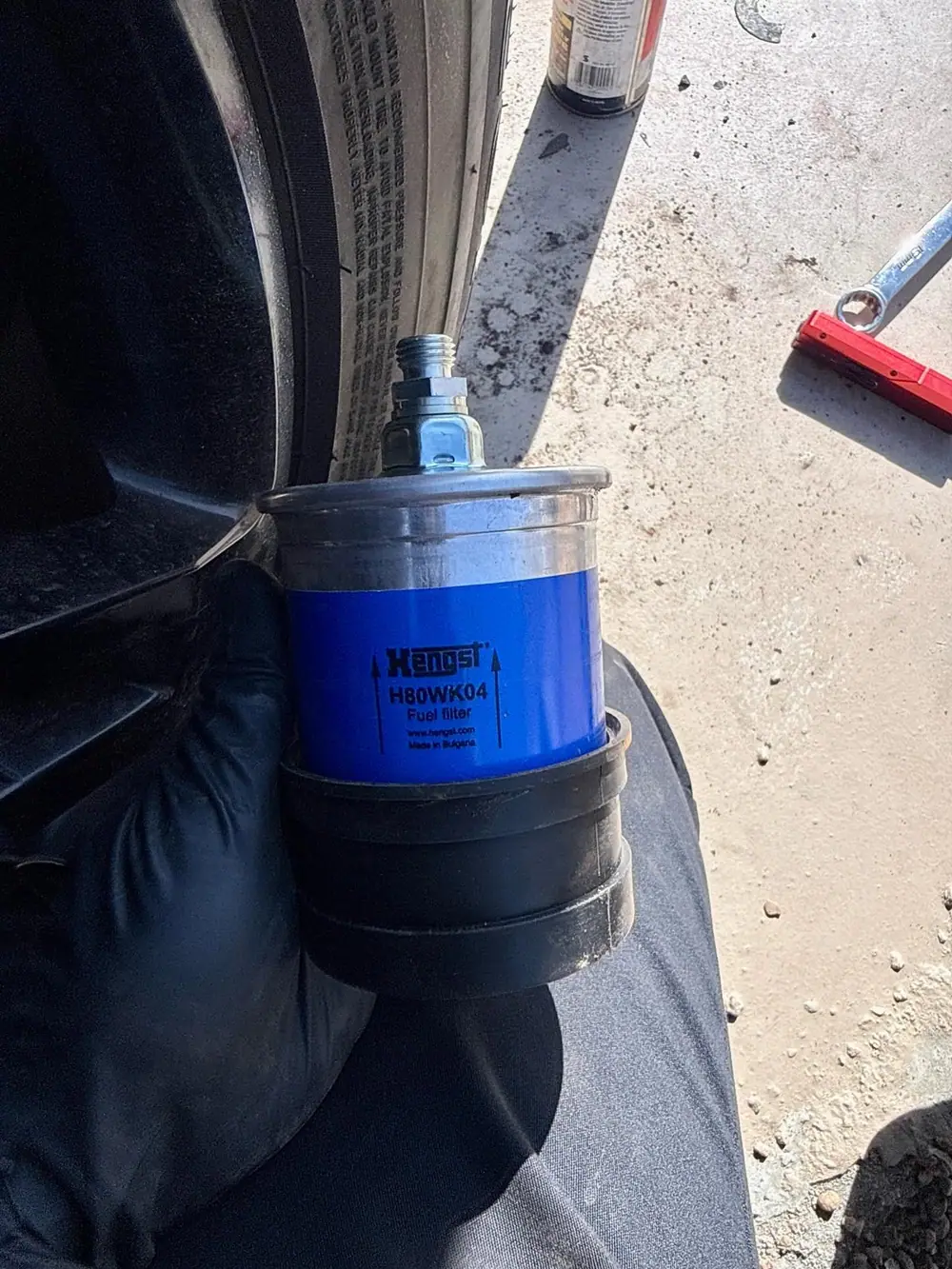 New Hengst filter, correct spec for the car